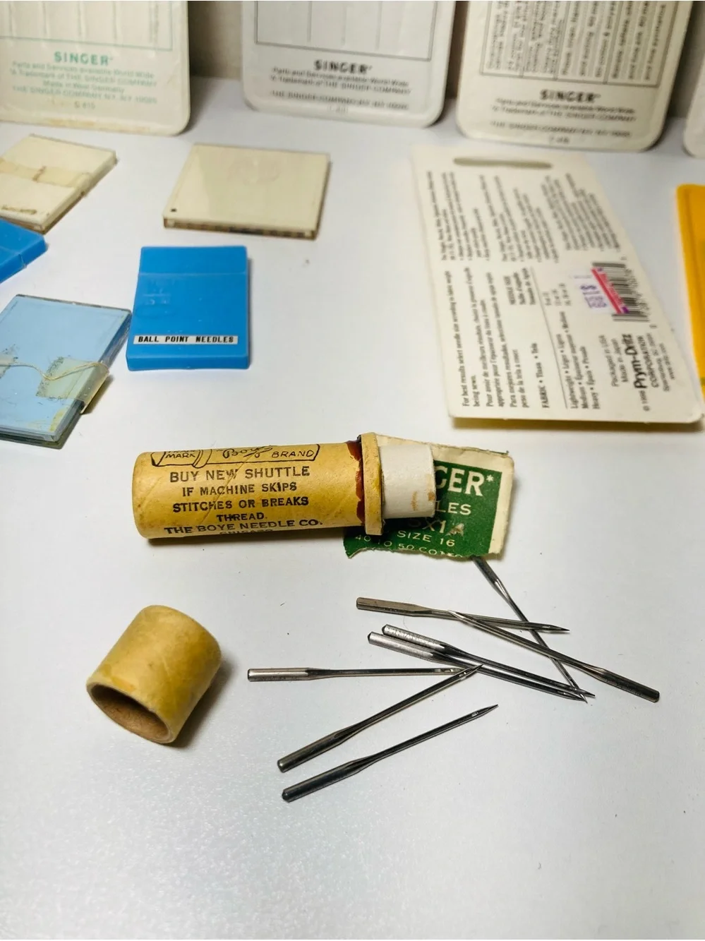 Vintage Assorted Sewing Machine Needles Assortment incl Singer